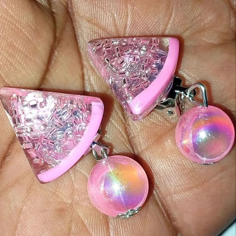 Beautiful fashion clip-on kids earrings - Picture 6 of 7